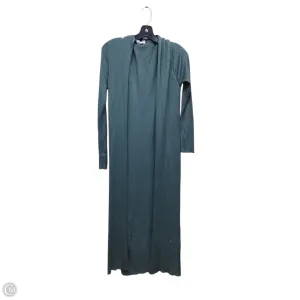Sweater Cardigan By Express In Green, Size: M