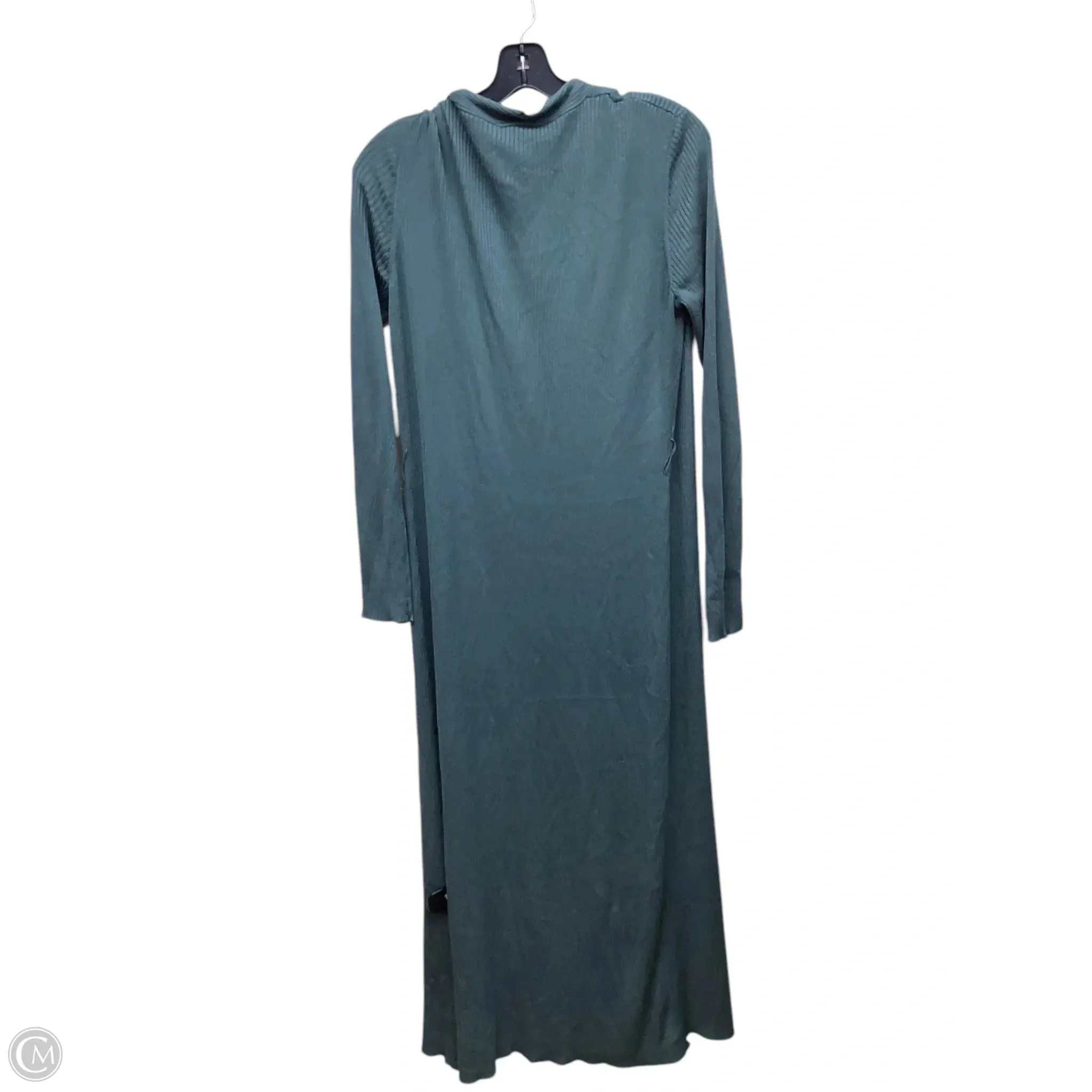 Sweater Cardigan By Express In Green, Size: M