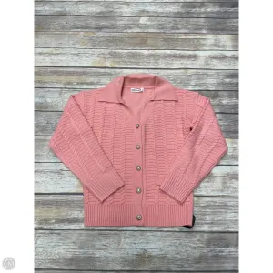 Sweater Cardigan By Grace Karin In Pink, Size: S