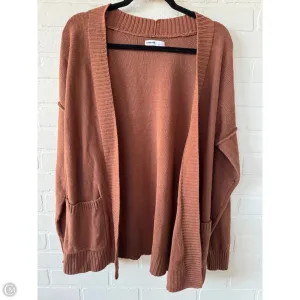 Sweater Cardigan By Sonoma In Brown, Size: L