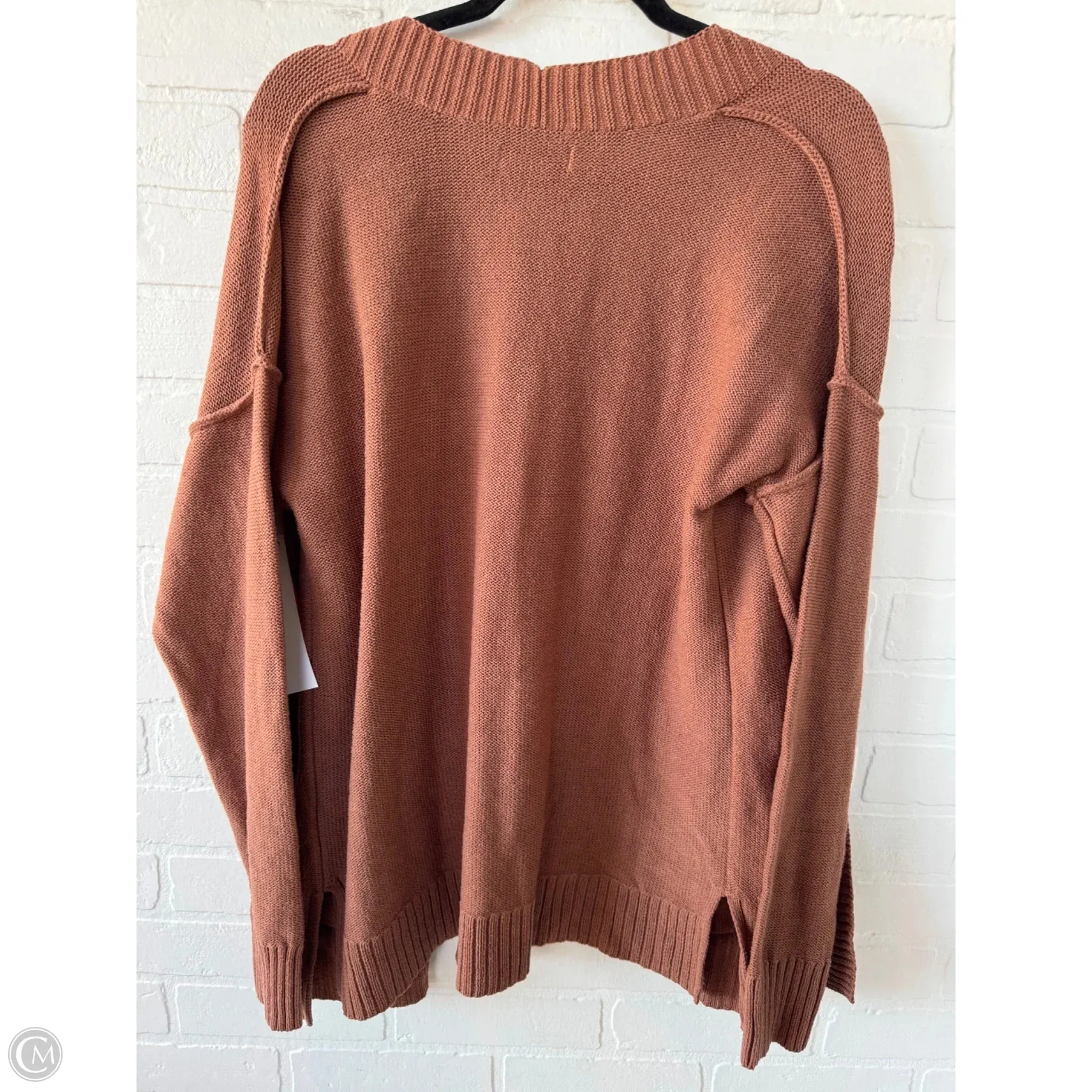 Sweater Cardigan By Sonoma In Brown, Size: L