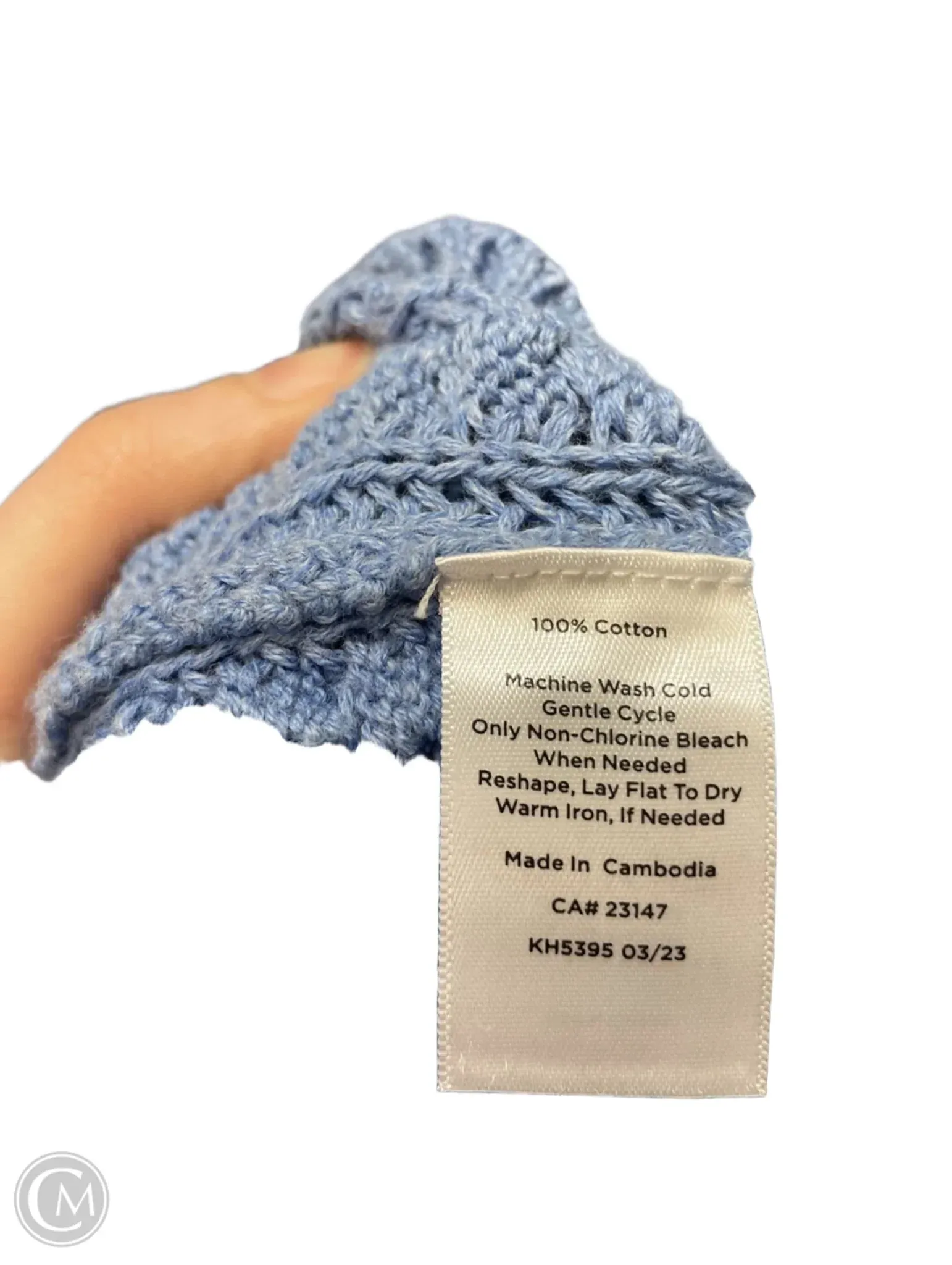 Sweater Cardigan By Talbots In Blue, Size: S
