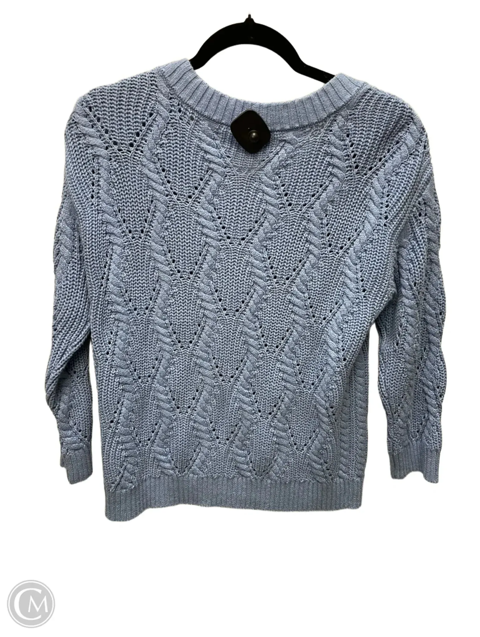 Sweater Cardigan By Talbots In Blue, Size: S