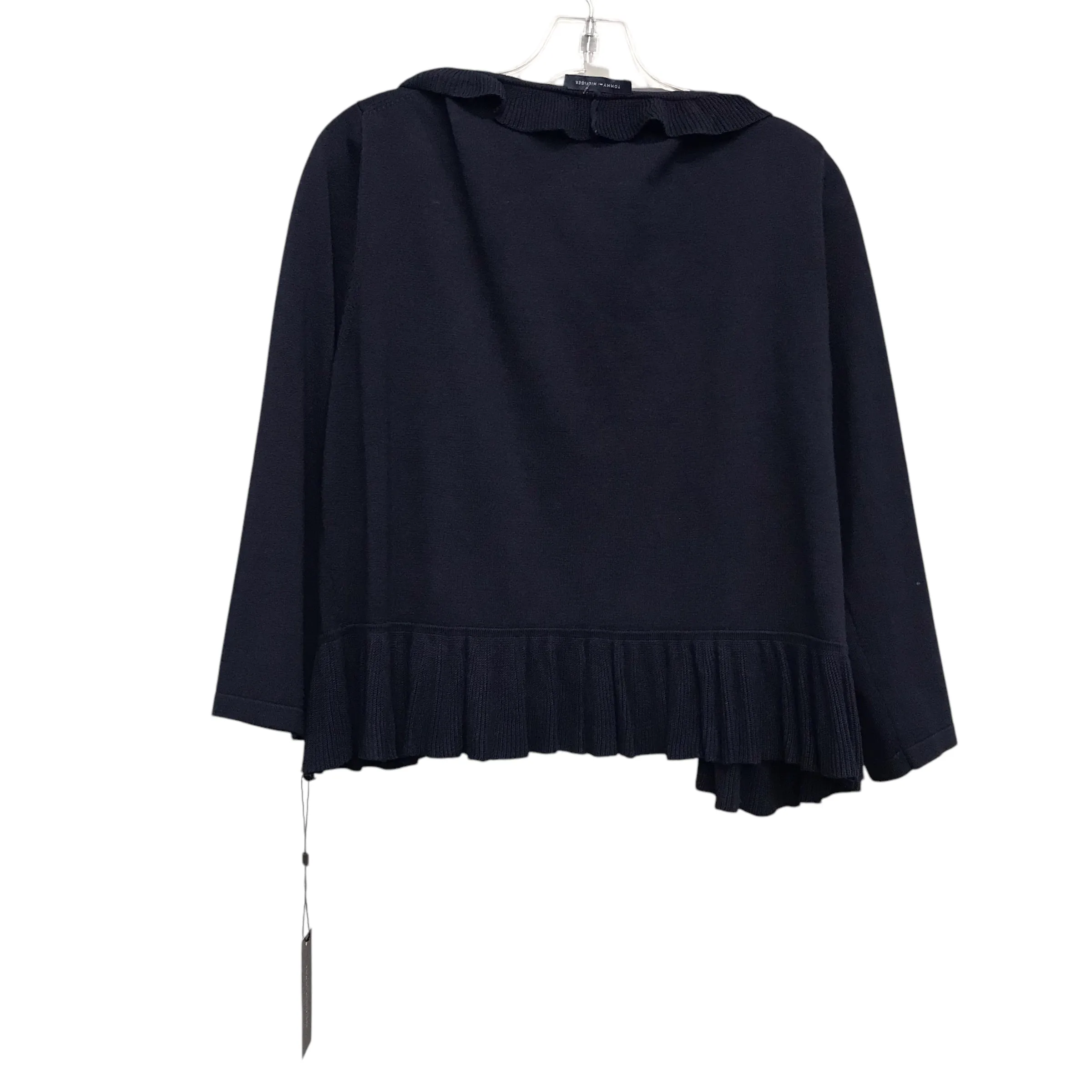 Sweater Cardigan By Tommy Hilfiger In Navy, Size:Xl