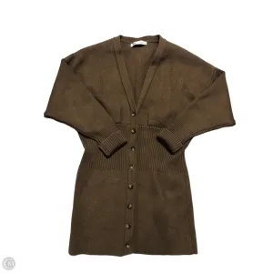 Sweater Cardigan By Zara In Brown, Size: S