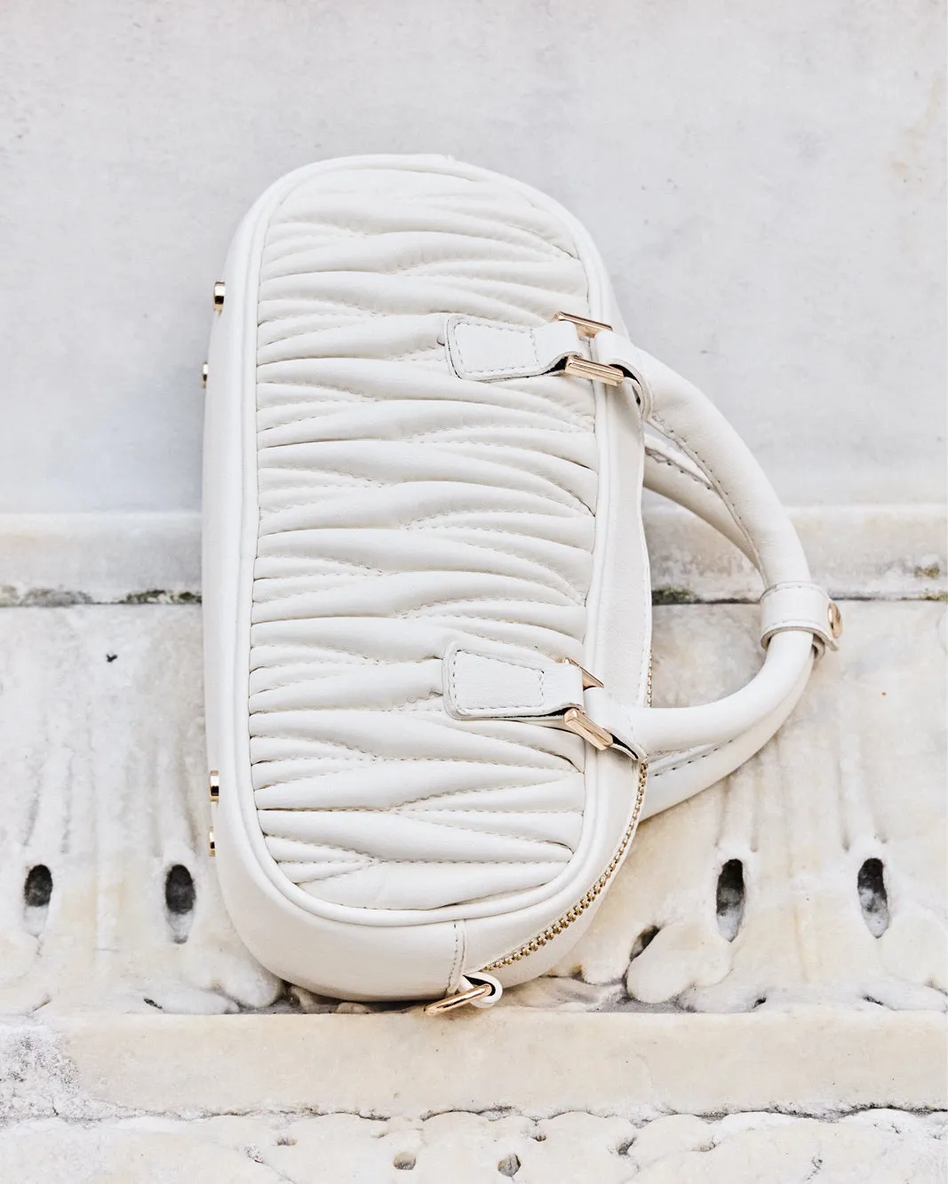 TILDA HANDLE BAG - BONE