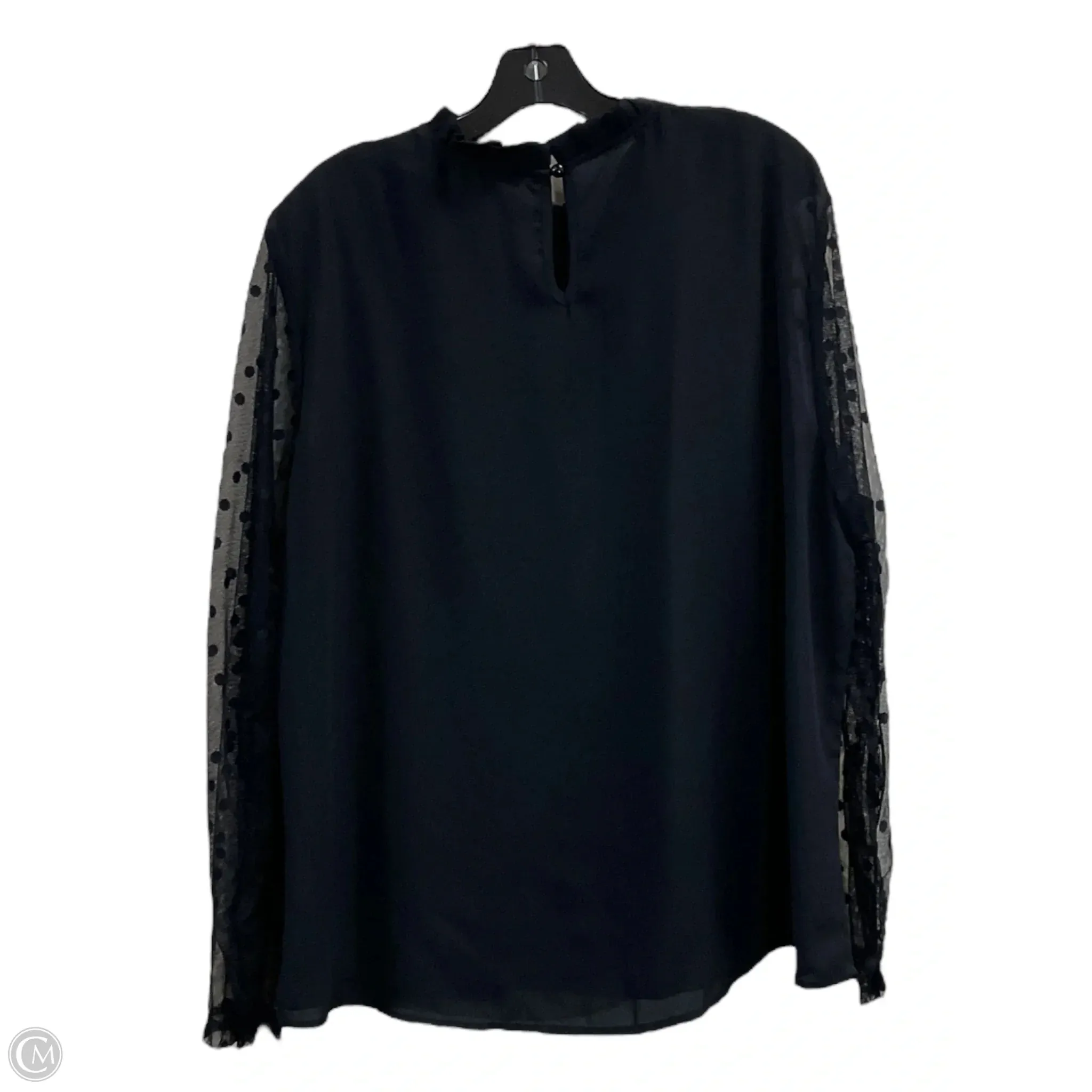 Top Long Sleeve By Shein In Black, Size: 3x