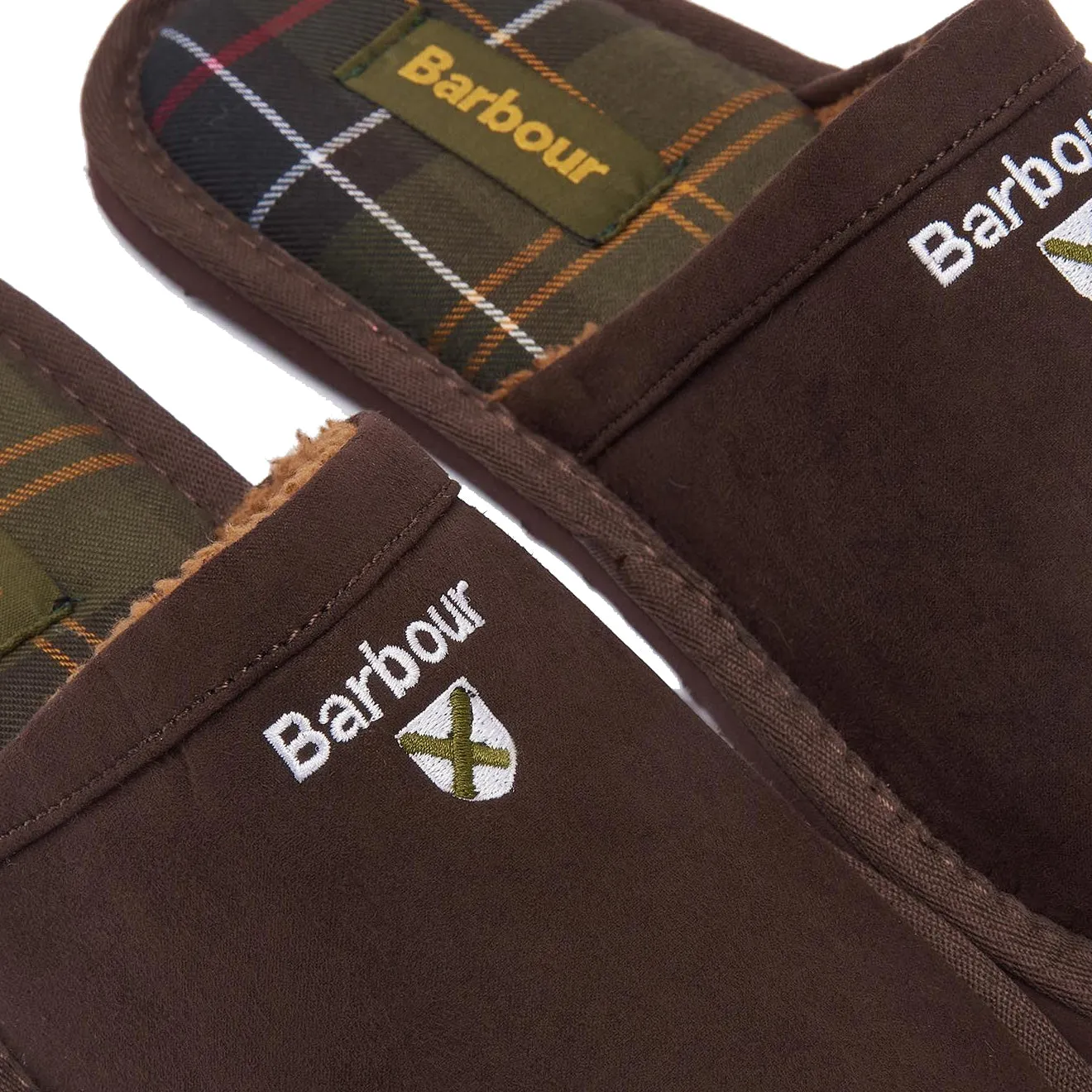 Top Rated Barbour Everitt Mule Slipper Brown  Ends Soon!