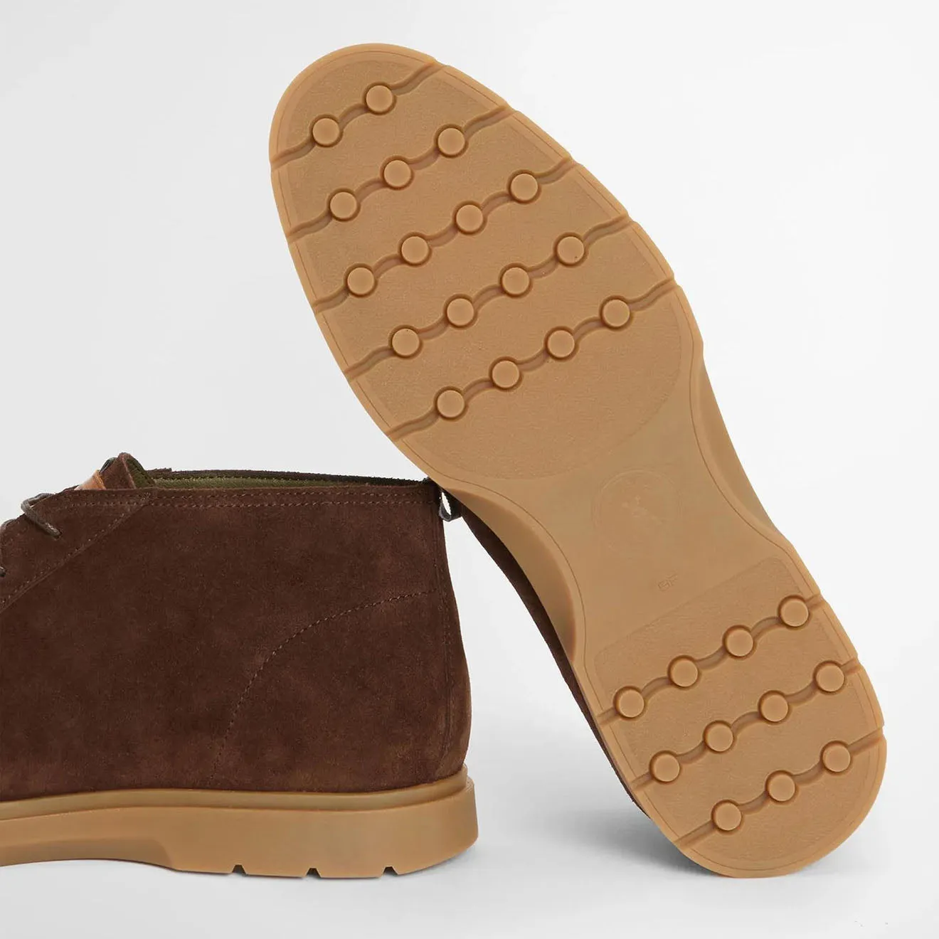 Top Rated Barbour Tucker Chukka Boot Coffee Suede  Going Fast!