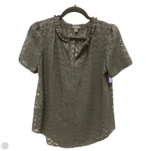 Top Short Sleeve By Ann Taylor In Black, Size: Xs