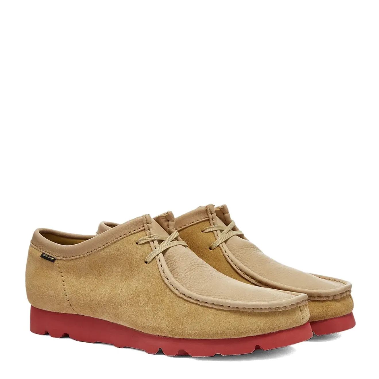 Trending Now Clarks Originals Wallabee Gore-Tex Shoes Maple Suede  Last Few Pieces!