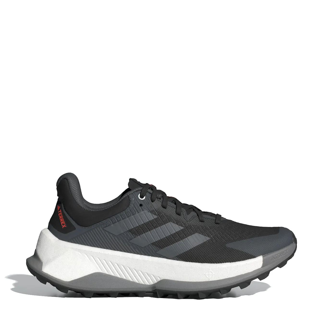 Trendy 2025 Adidas Terrex Soulstride Ultra Trail Running Shoes Core Black / Grey Four / Impact Orange  Dont Miss Out!