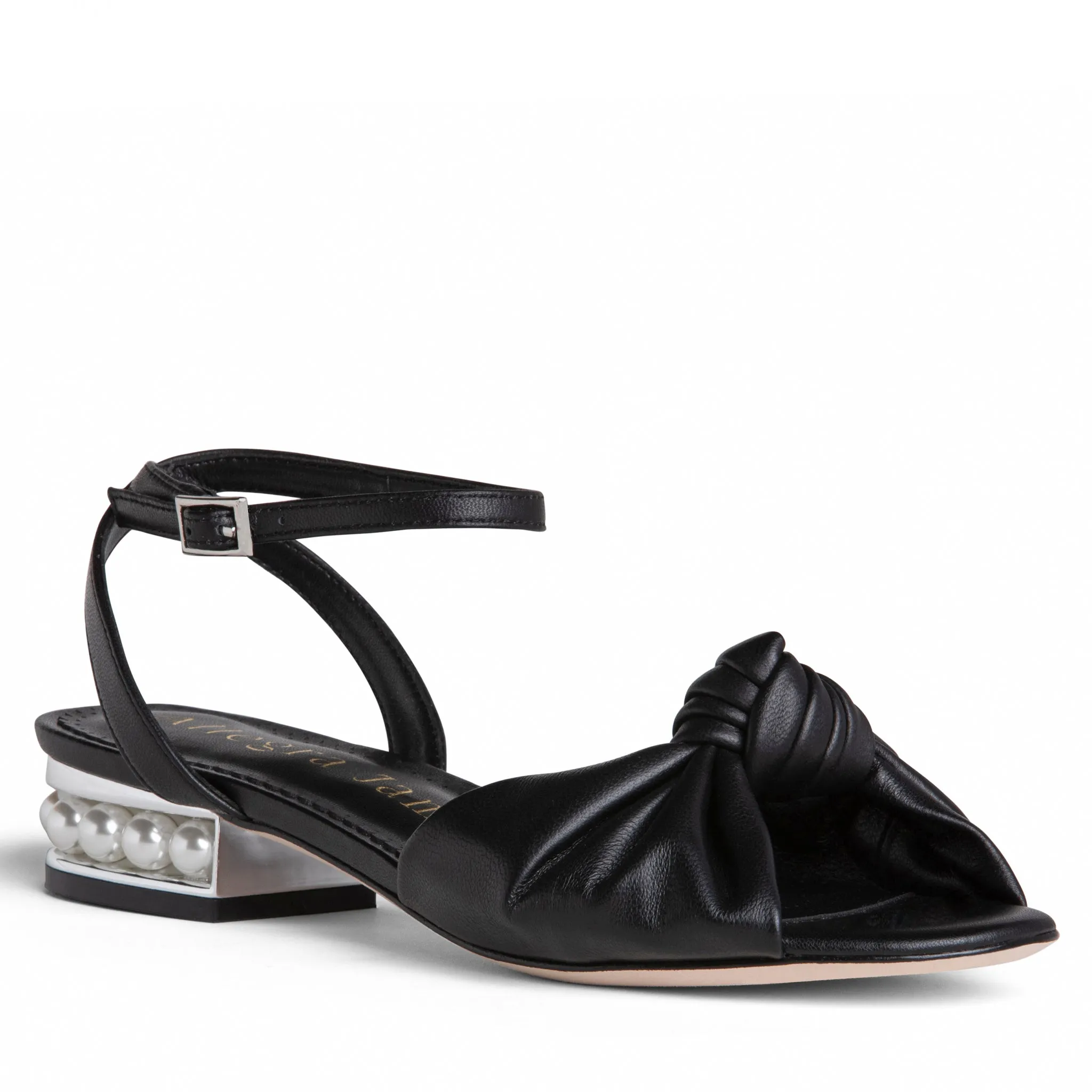 Trendy 2025 Mina Flat Leather Sandal  Today Only!