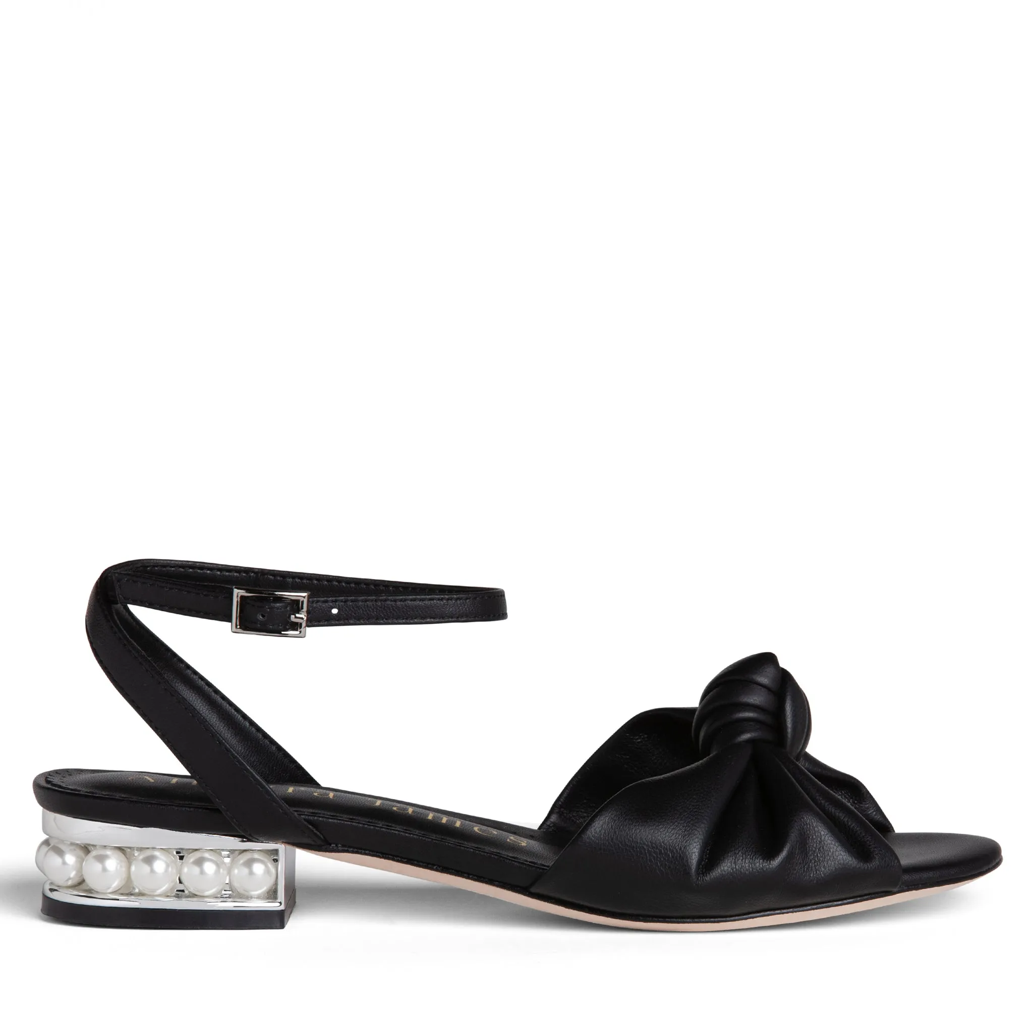 Trendy 2025 Mina Flat Leather Sandal  Today Only!