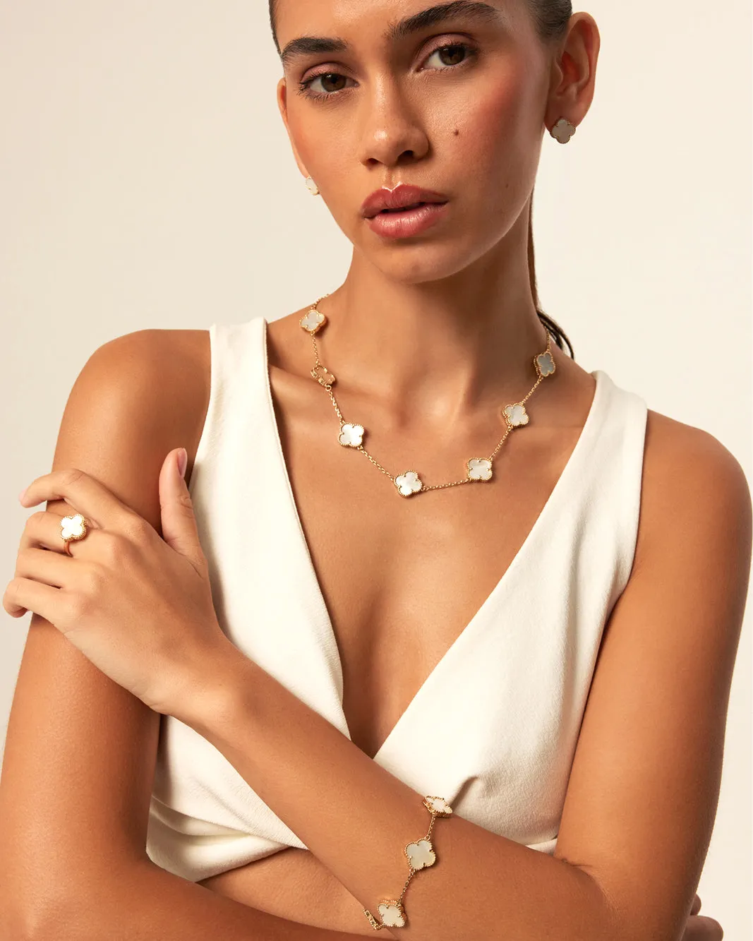 VERNA RING - GOLD-PEARL