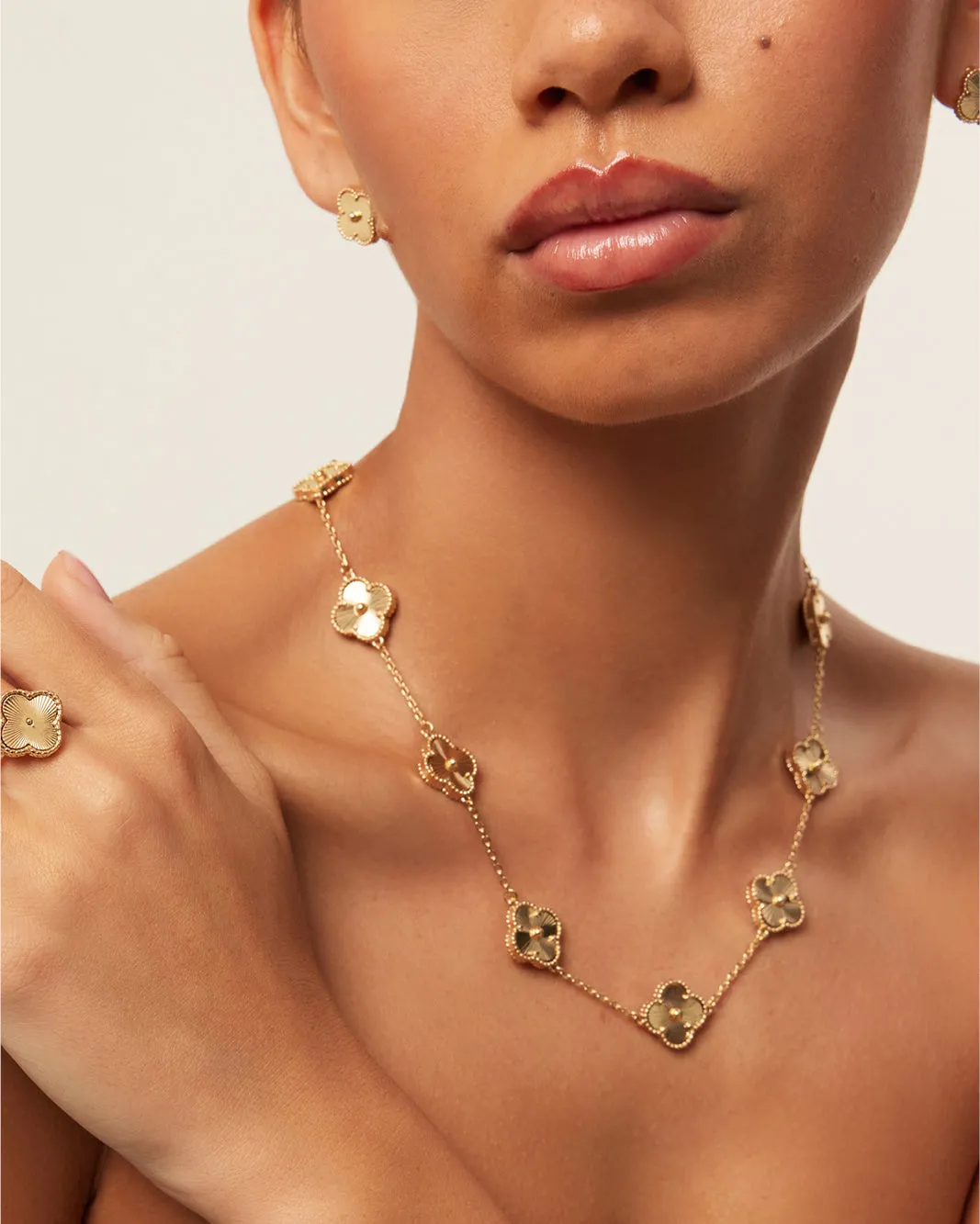 VERONICA NECKLACE - GOLD-GOLD