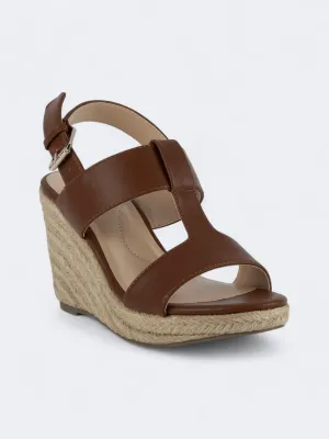 Women's Plain High Heeled Shoes,Brown