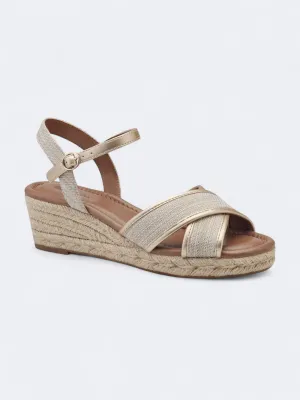 Women's Textured High Heeled Shoes,Beige