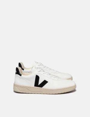 Worth Every Penny Veja V-10 CWL Trainers - White/Black  Stylish & Comfortable
